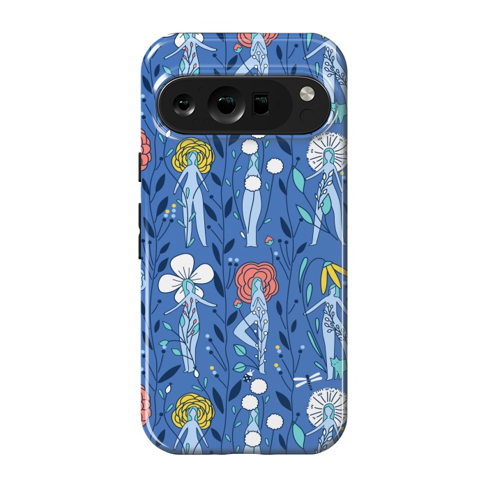 Pixel 9 pro StrongFit Springtime floral women design by Anna Alekseeva