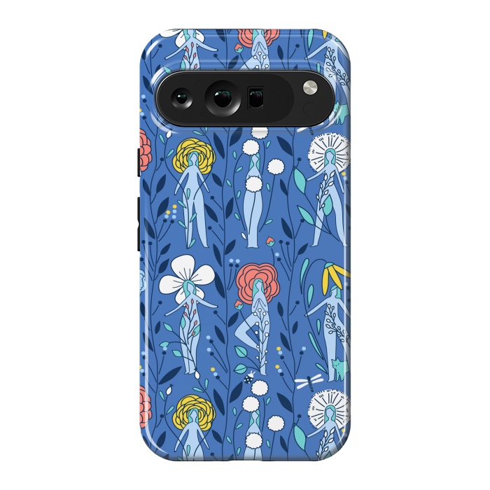 Pixel 9 Pro XL StrongFit Springtime floral women design by Anna Alekseeva