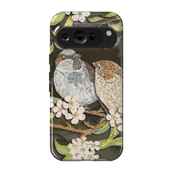 Pixel 9 pro StrongFit Sweet Sparrows by Lotti Brown