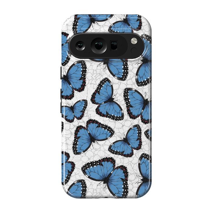 Pixel 9 pro StrongFit Blue morpho butterflies by Katerina Kirilova