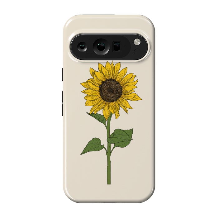 Pixel 9 pro StrongFit Sunflower by Jms