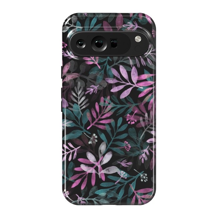 Pixel 9 Pro XL StrongFit pink and green branches by Alena Ganzhela