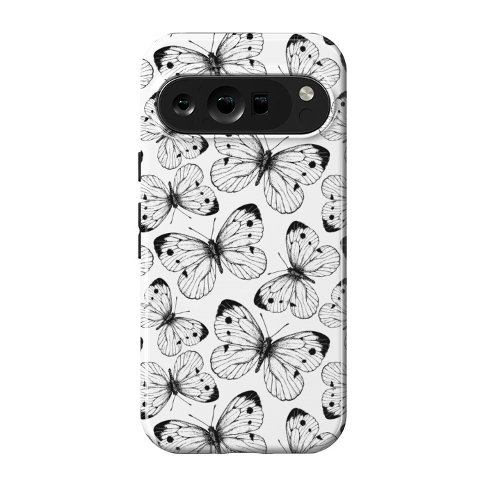 Pixel 9 pro StrongFit Cabbage butterfly pattern by Katerina Kirilova