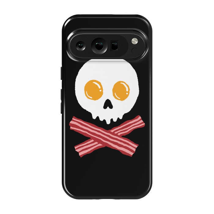 Pixel 9 pro StrongFit Breakfast Skull by Afif Quilimo