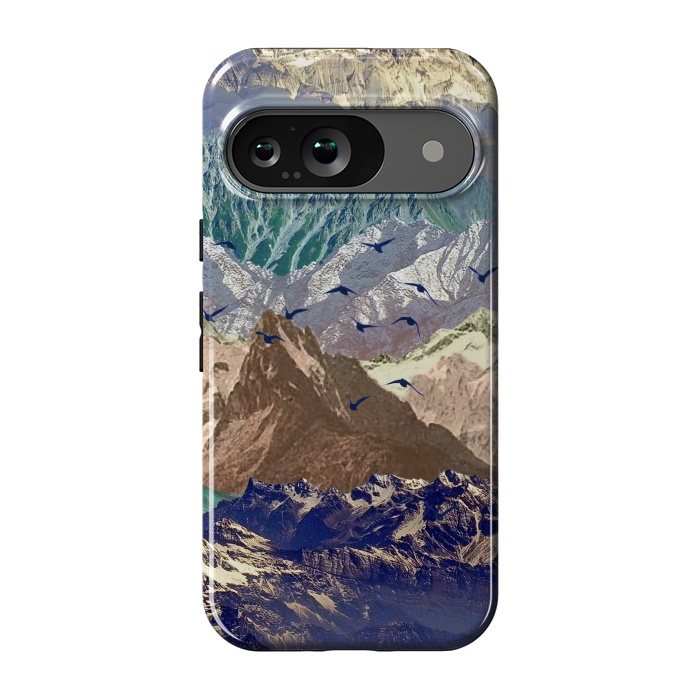 Pixel 9 StrongFit Mountain landscape utopic nature collage  by Oana 