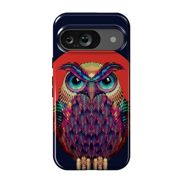 Pixel 9 StrongFit Geometric Owl by Ali Gulec