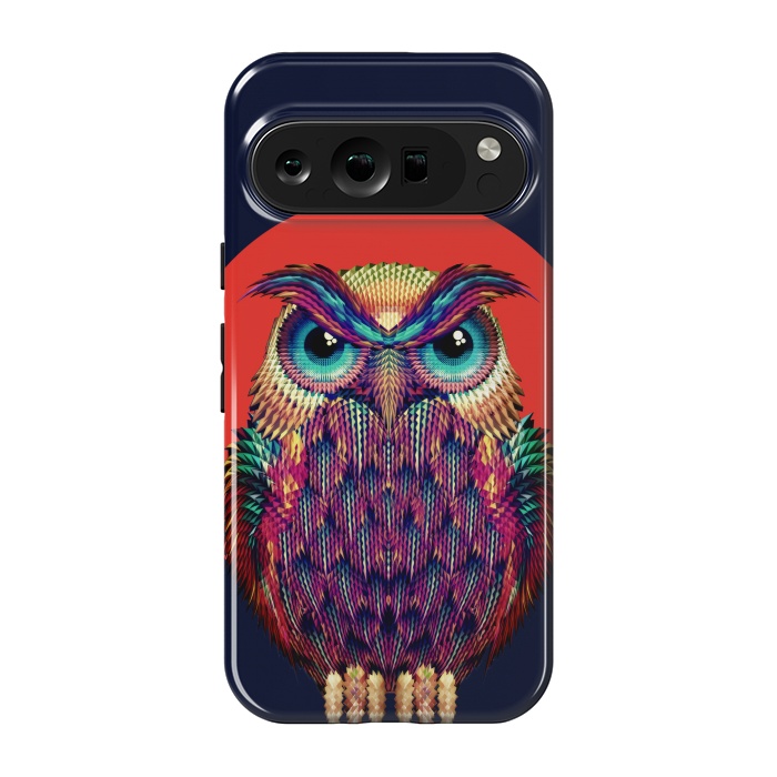 Pixel 9 pro StrongFit Geometric Owl by Ali Gulec