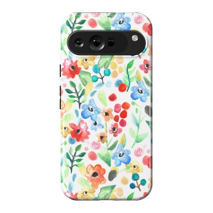 Pixel 9 Pro XL StrongFit Flourish - Watercolour Floral by Tangerine-Tane