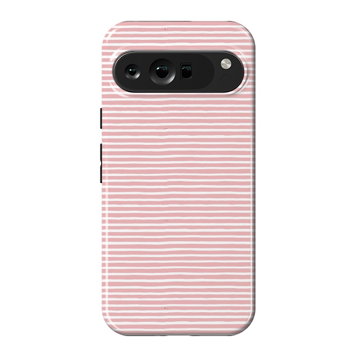 Pixel 9 Pro XL StrongFit Pink Gum Lines and Stripes by Ninola Design