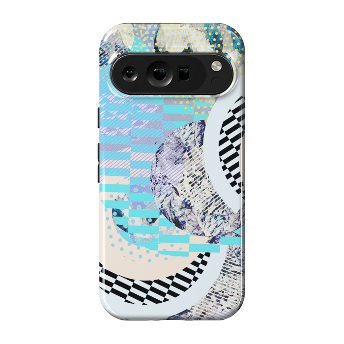 Pixel 9 pro StrongFit Abstract geometric Memphis Art Deco design by Oana 