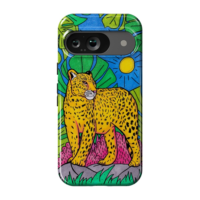 Pixel 9 StrongFit Jungle leopard by Steve Wade (Swade)