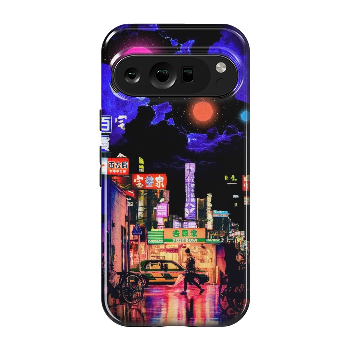 Pixel 9 pro StrongFit Neon streets by Steve Wade (Swade)