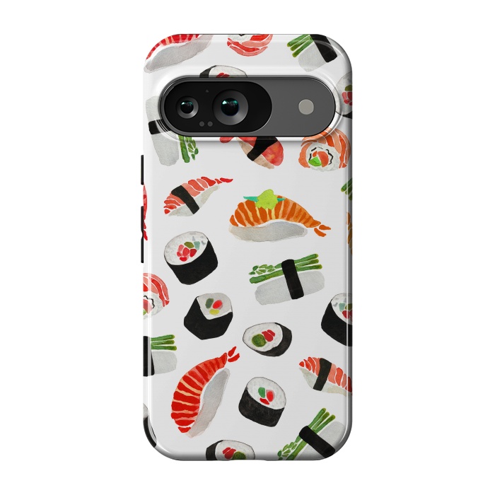 Pixel 9 StrongFit Sushi Pattern by Amaya Brydon