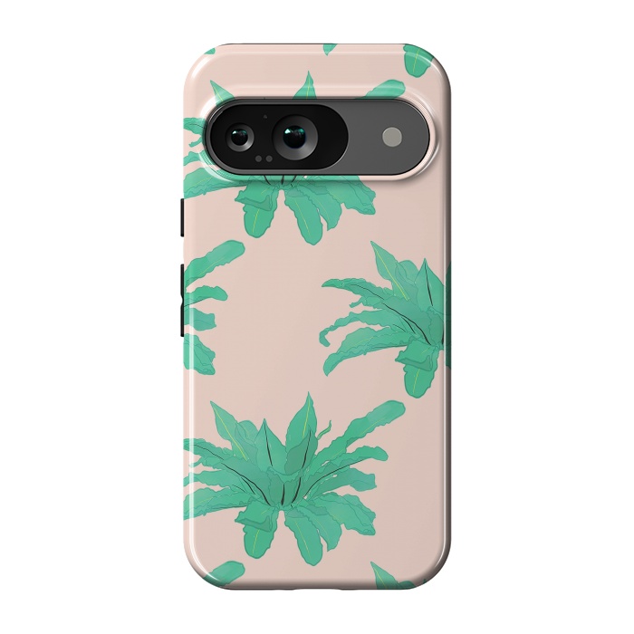 Pixel 9 StrongFit Trendy Tropical Green Plants Foliage Modern Design by InovArts