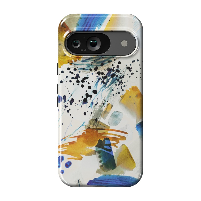 Pixel 9 StrongFit Playful watercolor splattering art by Oana 