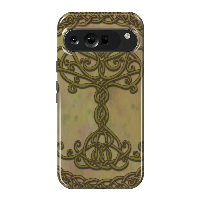 Pixel 9 Pro XL StrongFit Celtic Tree of Life I by Lotti Brown