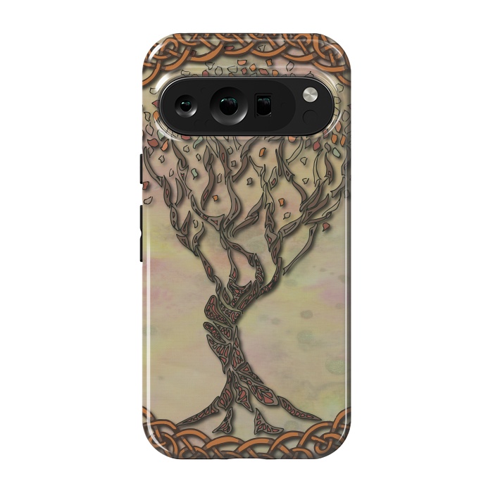 Pixel 9 pro StrongFit Celtic Tree of Life II by Lotti Brown