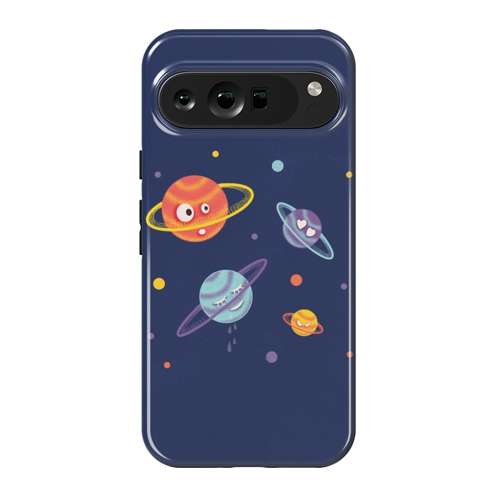 Pixel 9 Pro XL StrongFit Cute Planets Cartoon Space Kids by Boriana Giormova