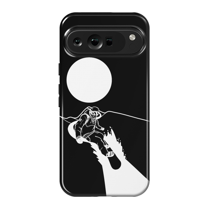 Pixel 9 Pro XL StrongFit The snowboarder by Steve Wade (Swade)