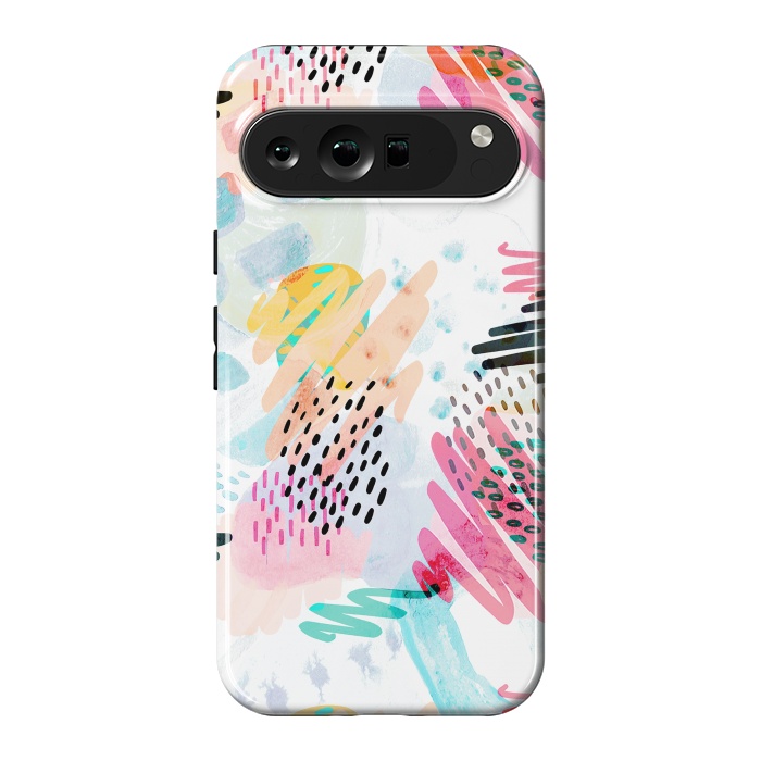 Pixel 9 Pro XL StrongFit Fun colorful summer doodles by Oana 