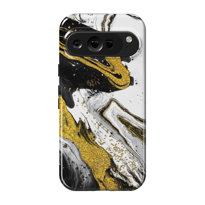 Pixel 9 pro StrongFit Luxe Black and Gold by Ashley Camille