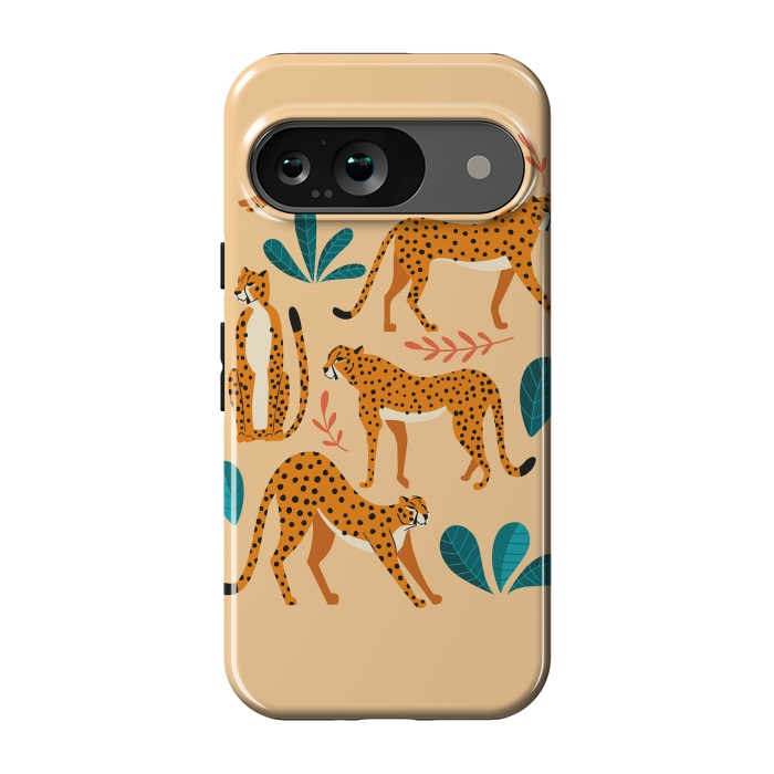 Pixel 9 StrongFit Cheetahs beige 02 by Jelena Obradovic