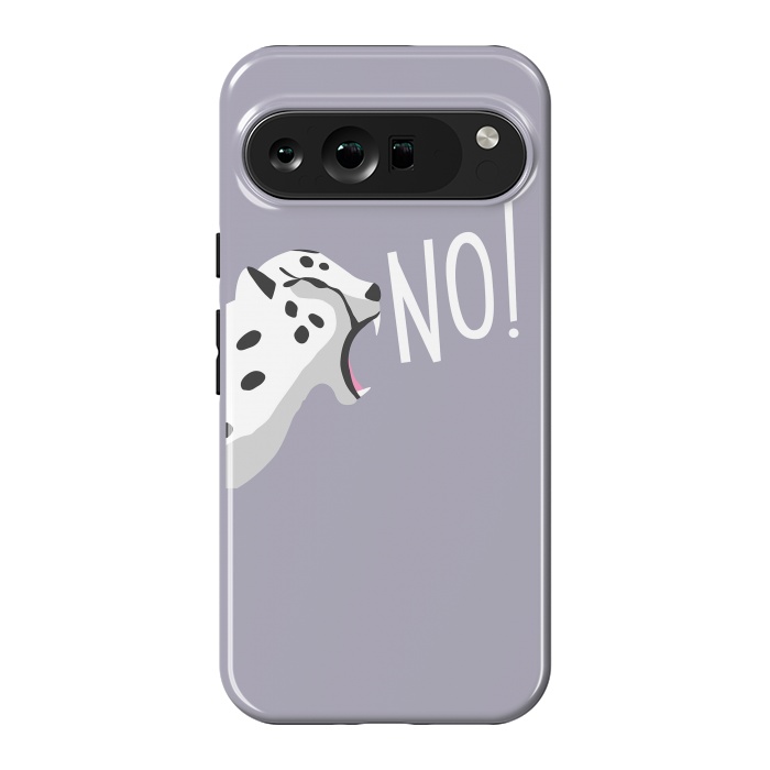 Pixel 9 Pro XL StrongFit Cheetah roaring NO, purple by Jelena Obradovic