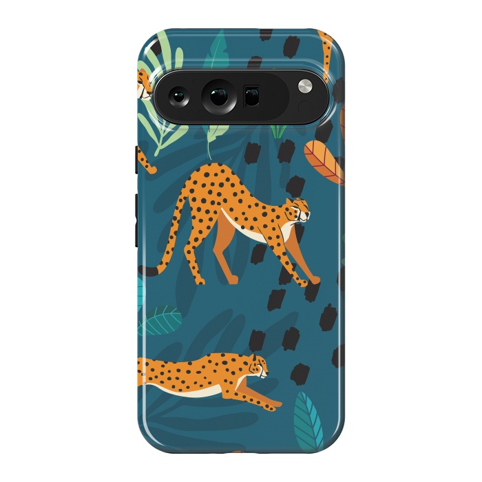 Pixel 9 Pro XL StrongFit Cheetah pattern 01 by Jelena Obradovic