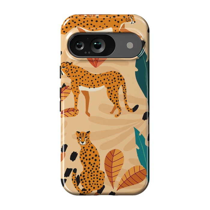 Pixel 9 StrongFit Cheetah pattern 03 by Jelena Obradovic