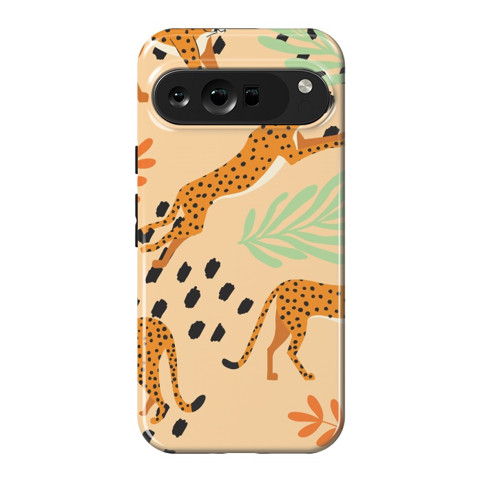 Pixel 9 Pro XL StrongFit Cheetah pattern 07 by Jelena Obradovic