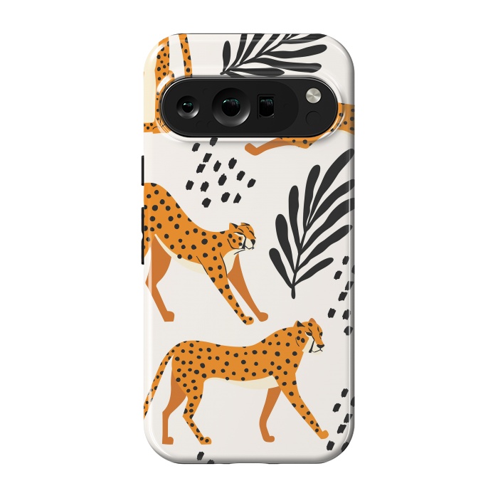 Pixel 9 pro StrongFit Cheetah pattern 09 by Jelena Obradovic