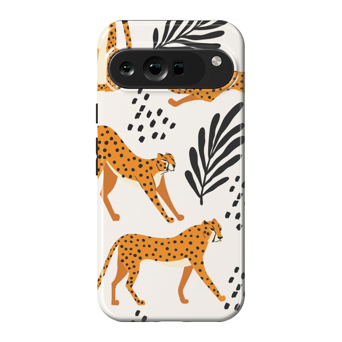 Pixel 9 Pro XL StrongFit Cheetah pattern 09 by Jelena Obradovic