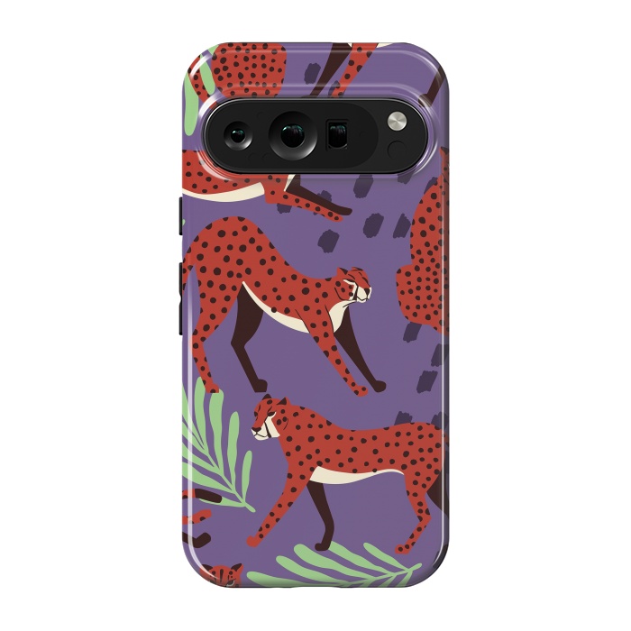 Pixel 9 pro StrongFit Cheetah pattern 10 by Jelena Obradovic