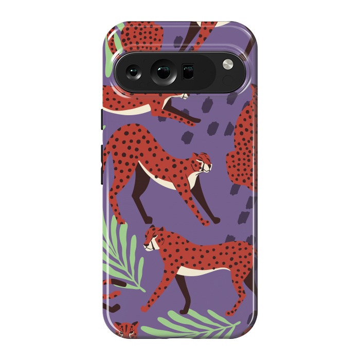 Pixel 9 Pro XL StrongFit Cheetah pattern 10 by Jelena Obradovic