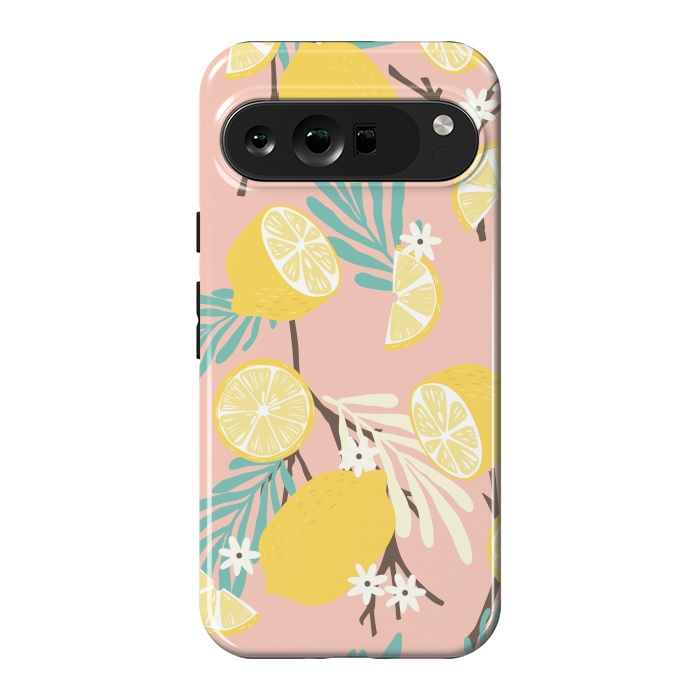 Pixel 9 Pro XL StrongFit Lemon pattern 12 by Jelena Obradovic