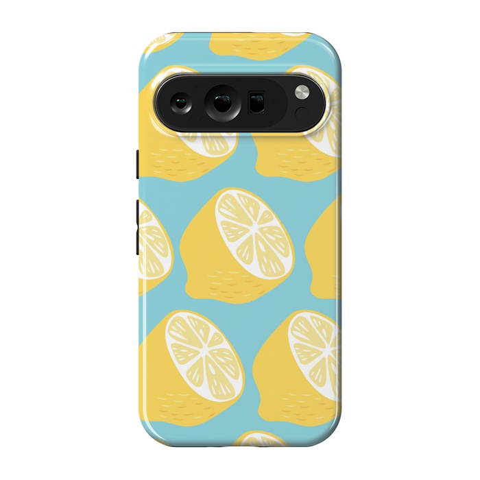 Pixel 9 pro StrongFit Lemon pattern 13 by Jelena Obradovic