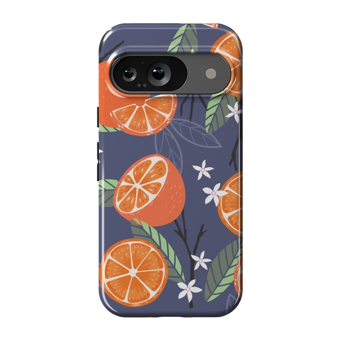 Pixel 9 StrongFit Orange pattern 01 by Jelena Obradovic