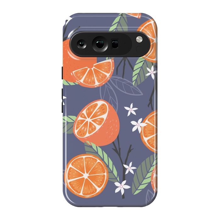 Pixel 9 Pro XL StrongFit Orange pattern 01 by Jelena Obradovic