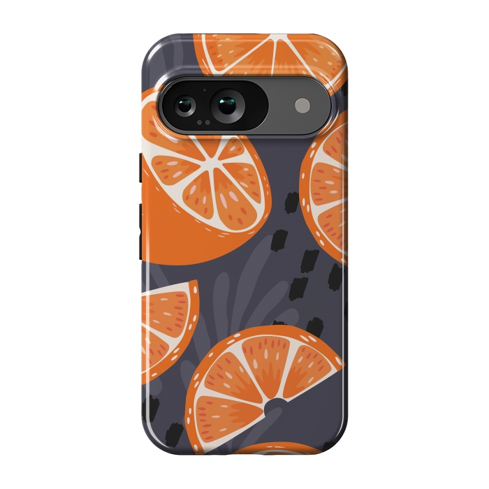 Pixel 9 StrongFit Orange pattern 02 by Jelena Obradovic