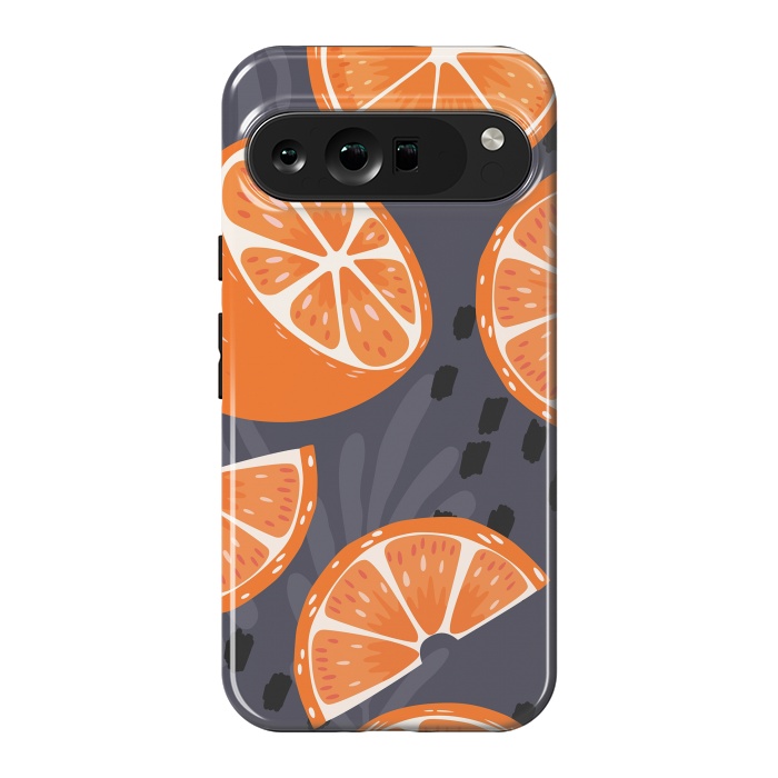 Pixel 9 Pro XL StrongFit Orange pattern 02 by Jelena Obradovic