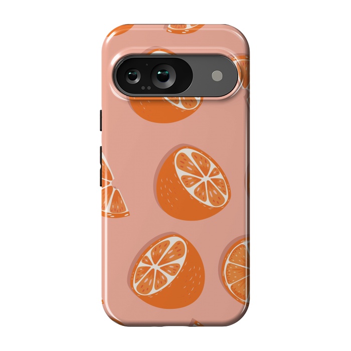 Pixel 9 StrongFit Orange pattern 03 by Jelena Obradovic