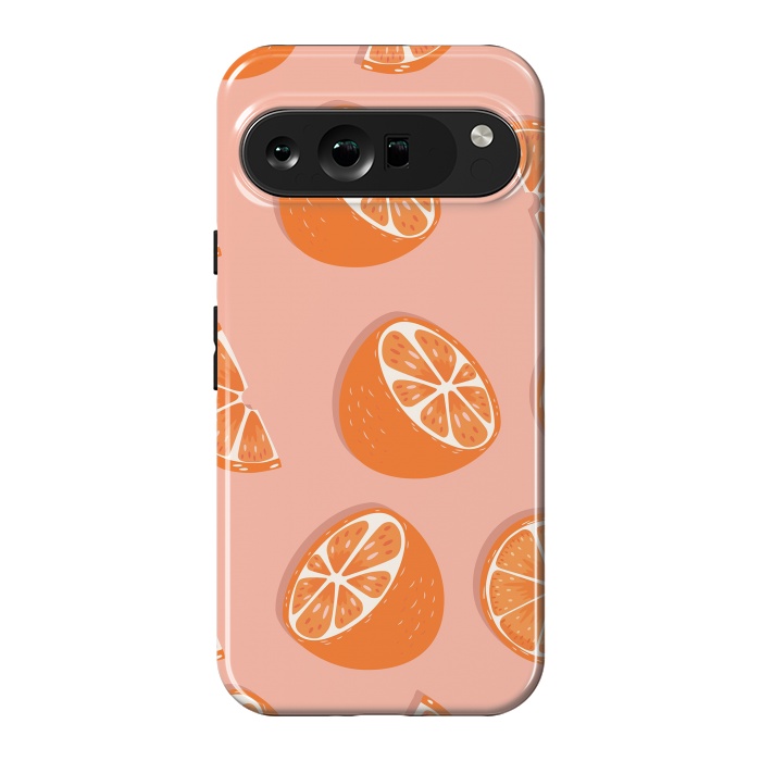 Pixel 9 Pro XL StrongFit Orange pattern 03 by Jelena Obradovic