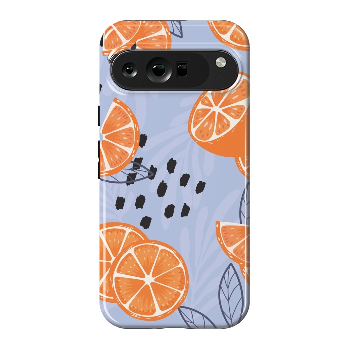 Pixel 9 Pro XL StrongFit Orange pattern 04 by Jelena Obradovic