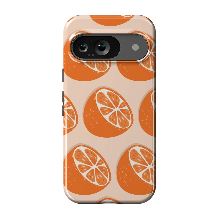 Pixel 9 StrongFit Orange pattern 07 by Jelena Obradovic