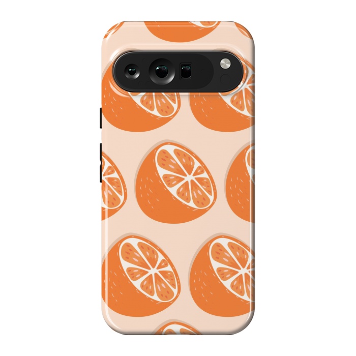 Pixel 9 Pro XL StrongFit Orange pattern 07 by Jelena Obradovic