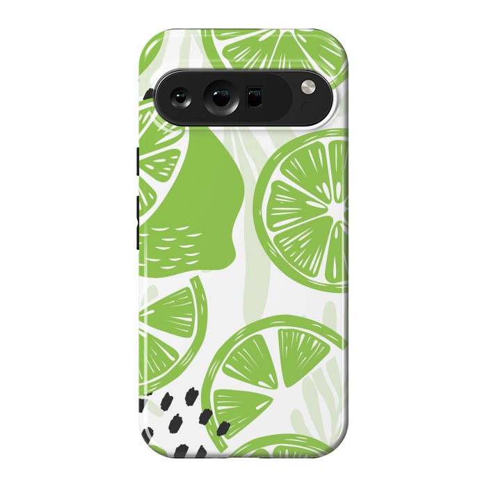 Pixel 9 Pro XL StrongFit Lime pattern 03 by Jelena Obradovic