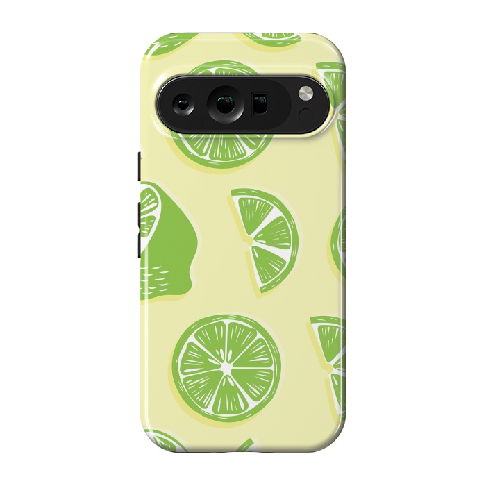 Pixel 9 pro StrongFit Lime pattern 04 by Jelena Obradovic