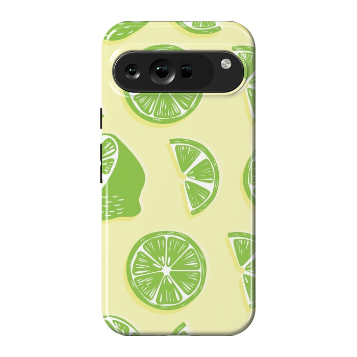 Pixel 9 Pro XL StrongFit Lime pattern 04 by Jelena Obradovic