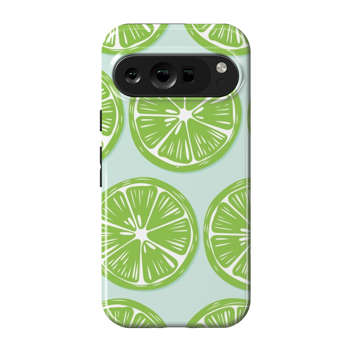 Pixel 9 pro StrongFit Lime pattern 05 by Jelena Obradovic