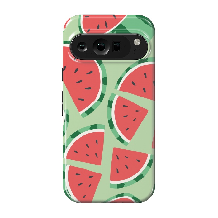 Pixel 9 pro StrongFit Watermelon pattern 01 by Jelena Obradovic